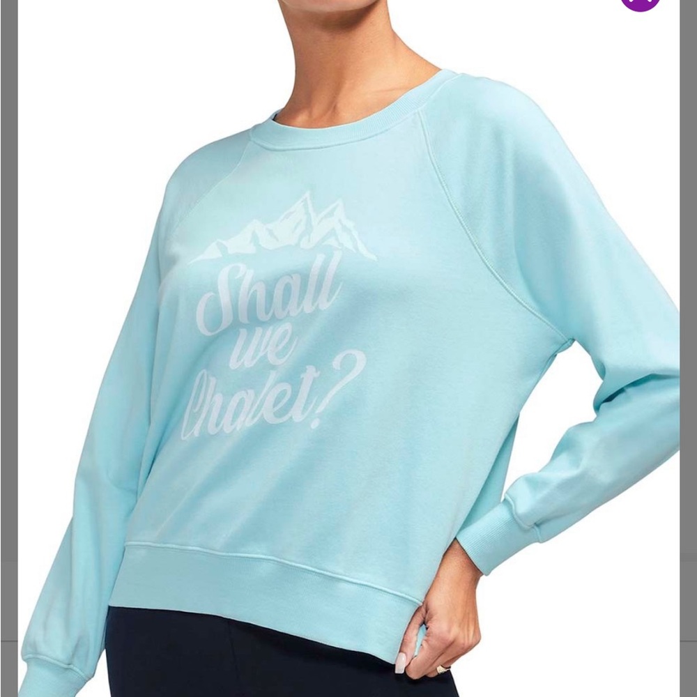 NEW IN PACKAGE- WILDFOX Couture “Shall We Chalet” Sweatshirt in Plume SOLD OUT!!